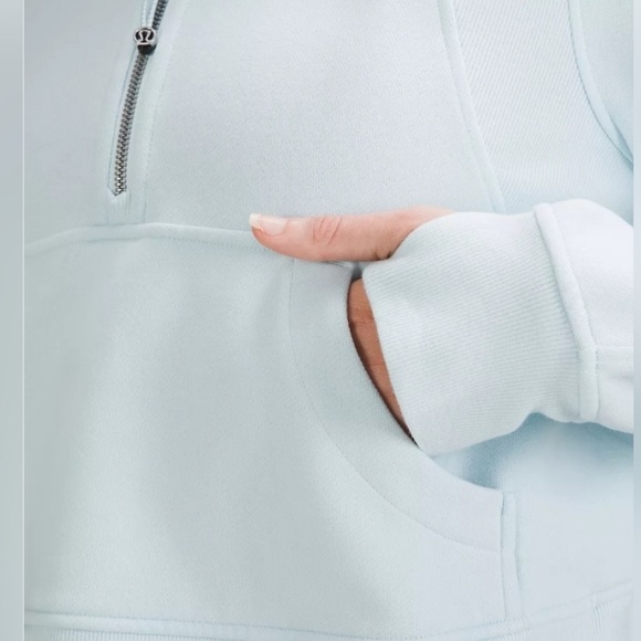 ❤️ Lululemon Scuba Oversized Funnel Neck in Powder Blue Size XS/S NWT - Picture 4 of 13